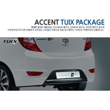 TUIX REAR BUMPER COVER KIT FOR HYUNDAI NEW ACCENT WIT / SOLARIS 2013-16 MNR