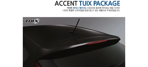 TUIX REAR SPOILER KIT FOR HYUNDAI ACCENT SOLARIS 2013-15