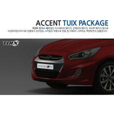 TUIX FRONT BUMPER COVER KIT HYUNDAI ACCENT 2013-15