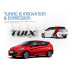 tuix rear spoiler kit for hyundai accent solaris 2013-15