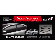 autoclover smoked door visor kia forte cerato 2008-12