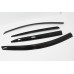 SMOKED DOOR VISOR SET HYUNDAI ACCENT SOLARIS 2011-15