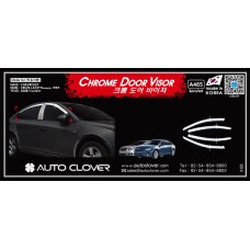 AUTOCLOVER  CHROME DOOR VISOR SET FOR CHEVROLET CRUZE 2011-15 MNR