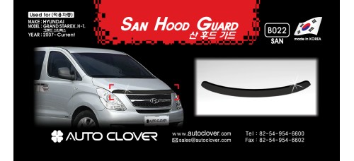 AUTOCLOVER SAN HOOD GUARD SET GRAND STAREX 2009-15 MNR