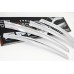 AUTOCLOVER CHROME DOOR VISOR SET FOR HONDA CIVIC 2012