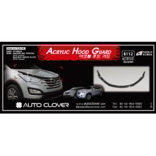 ACRYLIC HOOD GUARD SET FOR HYUNDAI SANTA FE 2012-15
