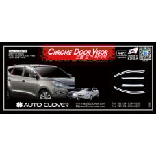 AUTOCLOVER CHROME DOOR VISOR FOR TUCSON IX35 2009-15
