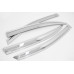 autoclover chrome door visor set for honda civic 2012