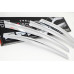 autoclover chrome door visor set for honda civic 2012