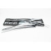 autoclover chrome door visor set for kia k7 2009-15