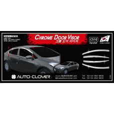 AUTOCLOVER CHROME DOOR VISOR SET KIA K3 CERATO 2012-15