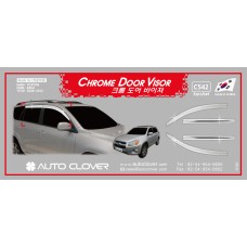 AUTOCLOVER CHROME DOOR VISOR SET FOR TOYOTA RAV4 2006-12 MNR