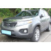 autoclover chrome hood guard kia sorento r 2012-13