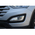 autoclover fog lamp garnish hyundai santa fe 2012-15