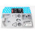 autoclover interior molding kit kia picanto 2011-14