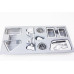 autoclover interior molding kit kia picanto 2011-14