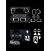 autoclover interior molding kit kia picanto 2011-14