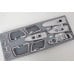autoclover interior molding kit set kia sportage r 2010-15