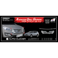 AUTOCLOVER RADIATOR GRILL GARNISH HYUNDAI SANTA FE 2012-15