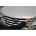 autoclover radiator grill garnish hyundai santa fe 2012-15