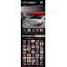 autoclover rear lamp garnish hyundai santa fe 2012-15