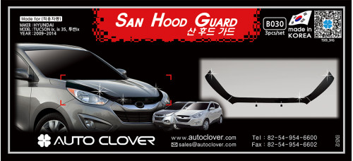 autoclover san hood guard hyundai tucson ix35 2009-15