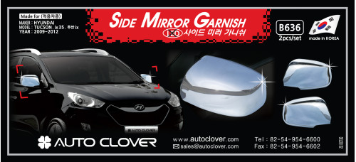 autoclover side mirror garnish hyundai ix35 2009-15