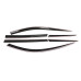 autoclover smoked door visor hyundai santa fe 2012-15