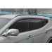 autoclover smoked door visor hyundai santa fe 2012-15