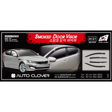 AUTOCLOVER SMOKED DOOR VISOR KIA K5 OPTIMA 2010-15