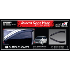 autoclover smoked door visor starex iload 2009-15