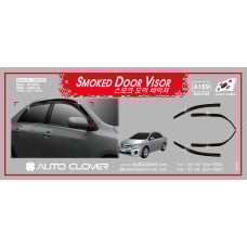 autoclover smoked door visor toyota corolla 2011-13