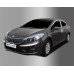 chrome bumper molding set for kia k3 cerato 2012-15