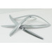 chrome bumper molding set for kia k3 cerato 2012-15