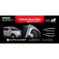 CHROME DOOR VISOR SET FOR CHEVROLET CAPTIVA 2011-15