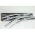 chrome door visor set for honda accord 2012-15