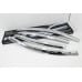 chrome door visor set for hyundai accent 2011-15