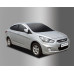 chrome door visor set for hyundai accent 2011-15