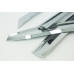 chrome door visor set for hyundai accent 2011-15