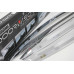 chrome door visor set for hyundai accent 2011-15