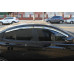 chrome door visor set for hyundai accent 2011-15