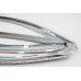 chrome door visor set for hyundai accent 2011-15
