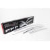chrome door visor set for hyundai grandeur hg 2011-15