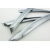 chrome door visor set for hyundai sonata 2009-15
