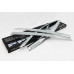 chrome door visor set for kia k5 optima 2010-15