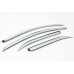 chrome door visor set for kia picanto 2011-15