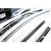 chrome door visor set for kia picanto 2011-15