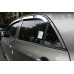 chrome door visor set for kia picanto 2011-15