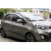 chrome door visor set for kia picanto 2011-15