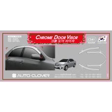 chrome door visor set for toyota corolla 2011-13